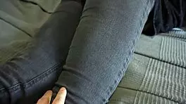 学校朋友测试我的极限，用狂野姿势拉伸