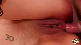 Her Glasses Screamed Smart, but She Turned Slutty During Rough Anal Fucking