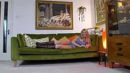 Classy Lesbian Milf Fingers Young Vixen!