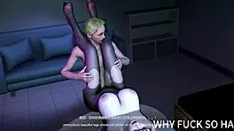 3d big boobs slut betrays with young 18+ huge cock