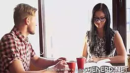 She gets drilled hard in her ass