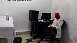 Perverted Doctor Masturbates After Treating Cute Patient