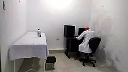 Perverted Doctor Masturbates After Treating Cute Patient