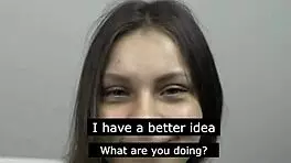 couldn't resist cumming inside my stepsister's tight pussy with that monster cock