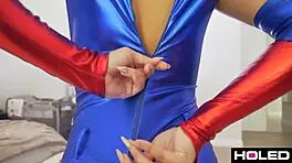 Adriana Chechik cosplays and bends over for a monster cock