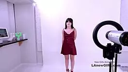 shy brunette teen pounded hard in casting interview