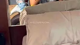 I fucked the cute Colombian student doggystyle in the motel after class, came inside, and she got angry.