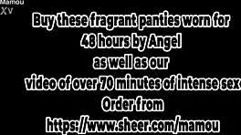 Mamou和Angel调情，自慰时舔她的圆润乳房