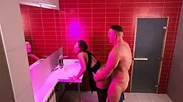 Hidden Cam Captures Wild Fucking with Strangers in Night Club Public Toilet
