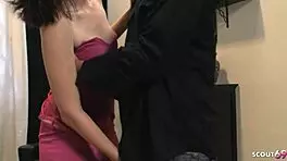 huge clit virgin teen 18+ with hairy pussy gets pounded by classmate.