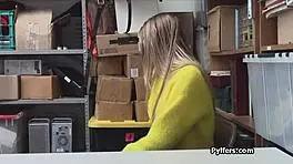 Casual-Narrative Big tit Russian shoplifter got caught and screwed hard