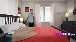 Teens in uniform devirginized for birthday