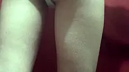 Hey, watch this shaved solo babe massage her big ass before assfucking her tight pussy