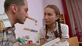 Yo, cute pigtail teen Lisa Shagulina seduces stepbro! 😘