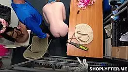 Watch as shoplifters Krissy Knight and Sasha Tatcha discover their wild side with Officer Peter Fitzwell's big cock in a steamy threesome.