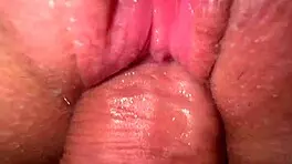 watch her cum four times in this close-up fuck?