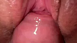 watch her cum four times in this close-up fuck?