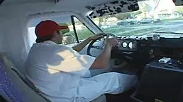 Black Haired Brunette Beauty Enjoys Outdoor Pussy Pounding And Blowjob