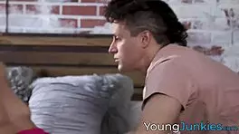 Blonde Hottie Millie Morgan Sucks My Big Cock Before I Slam Her Hard