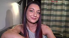 Pretty girlfriend Angela Bella in sensual POV scenes