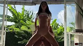 Stepdaughter lets stepdad fuck her hard in missionary and riding! She's a famous porn star.
