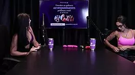 Morena Gostosa Redhead Shows Tits And Talks Dirty About Tight Pussy In Public