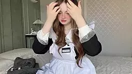 Petite tattooed Canadian teen poses in lingerie