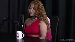 black duquesa swings with tifany rocha in sheer red, lesbian bdsm compilation featuring bisexual glamour and teen 18+ beauties 😈🔥