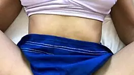 Petite Girlfriend Fucks Stepbrother