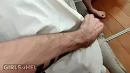 Hey, I pissed on my Asian teen girlfriend with harsh spanking, pissing, and rough sex