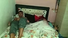 I shared my bed with my step sister, riding her big natural tits hard