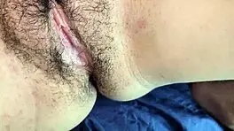 my student got her wet pussy trimmed close-up