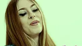 yo, can skinny redhead kait handle damion dayski’s 12 inches?