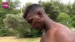 jeune coquine poilue gets demolished by huge cock in amateur interracial