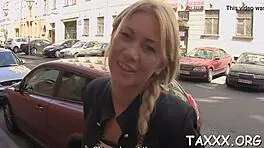 giving deep throat action on live webcam