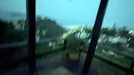 Young Married Latina Enjoys Outdoor Sex on Balcony, Ignoring Onlookers