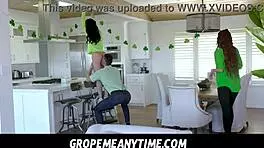 Gropemeanytime - Freeuse Fucking Petite 18+ Stepsister at Family Breakfast