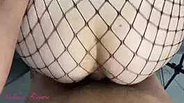 Feeling The Big Dick Destroy My Pussy And Cum On My Face In Sheer Red Lingerie