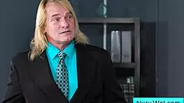 Ebony Masseur Nina White Delivers Wet Nuru Massage with Natural Big Tits