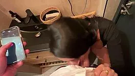 i can’t believe i controlled my orgasm in a paris cafe and gave an epic public toilet blowjob