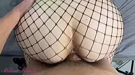 Feeling The Big Dick Destroy My Pussy And Cum On My Face In Sheer Red Lingerie