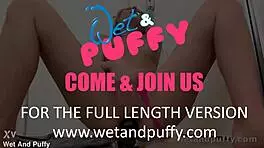 Claudia Macc reaches climax with black dildo in mirror close-up.