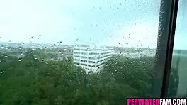 Vacation Fun with Horny Blonde Step Sister in Glasses