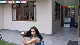 hey, check this mexican teen 18+ dancing sexy in booty shorts. ain't she hot?