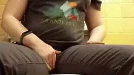 Homemade compilation of petite girls with big asses in the toilet.