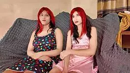 New Babysitter Drills Two Redheads with Creampie in Both Holes - Uttaran20