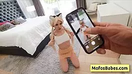 asian cutie sucks monster white dick and gets caught on video!