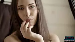 arab teen 18+ beauty katrine pirs teams up with playboy for softcore video