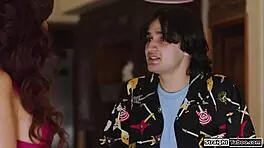 Oh, come on, you're allowed to play with your big tit stepmommy's body