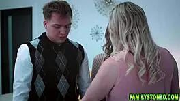 stepmom jenna starr and melody marks threesome with stepson joshua lewis